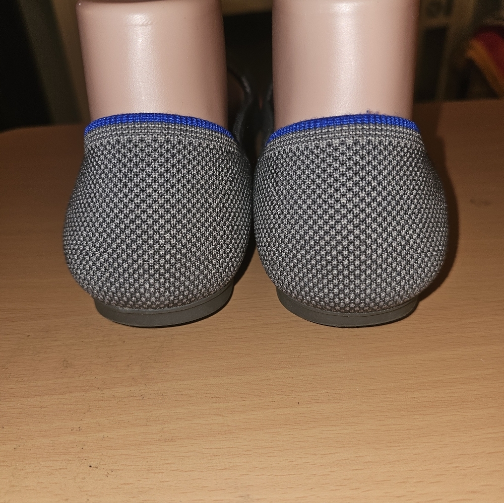 ROTHY'S 'The Flat' Gray Round Toe Flats 10 EXCELLENT PRE-OWNED! - Picture 4 of 9